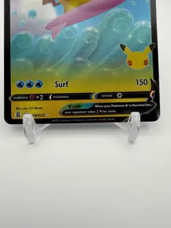 Surfing Pikachu V 008/025 Celebrations 25th Anniversary Ultra Rare Pokemon - Image 4