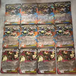 🧐MUST SEE: Pokemon TCG HOLO MEGA LOT (12) MEGA Lopunny Kangaskhan BLACK⭐PROMO - Image 1