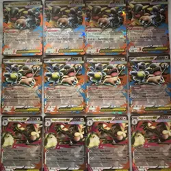 🧐MUST SEE: Pokemon TCG HOLO MEGA LOT (12) MEGA Lopunny Kangaskhan BLACK⭐PROMO - Image 2