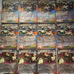 🧐MUST SEE: Pokemon TCG HOLO MEGA LOT (12) MEGA Lopunny Kangaskhan BLACK⭐PROMO - Image 3