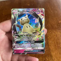 Mimikyu GX 149/214 GX Rare Lost Thunder Pokemon - Image 1
