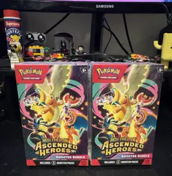 Pokemon TCG Mega Evolution Ascended Heroes Booster Bundle 2 Boxes - Image 1