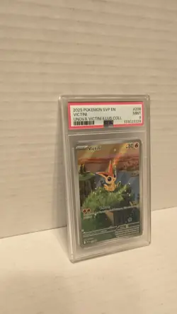 2025 Pokemon SVP EN Black Star Promo Victini Unova Illustration #208 PSA 9 MINT - Image 3