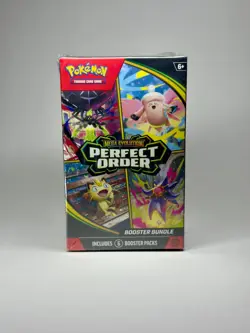 Pokemon TCG: Mega Evolution-Perfect Order Booster Bundle (6 Packs) New Sealed - Image 1