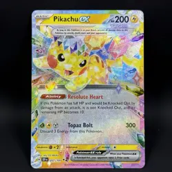 Pokemon Pikachu EX 057/191 NM Double Rare Surging Sparks - Image 1