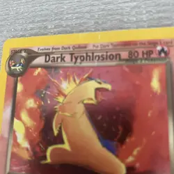 Pokemon TCG Dark Typhlosion Holo Rare Neo Destiny 10/105 Vintage Card - Image 3