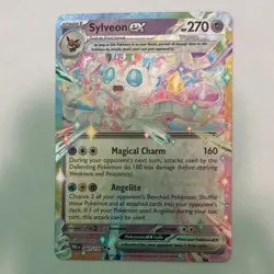 Pokemon Sylveon GX 92/111 Full Art Holo Fairy 200HP Magical Charm Attack - Image 1