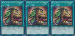 3x Pot of Extravagance | MP20-EN030 | SCR | 1st Ed | NM | YuGiOh - Image 1