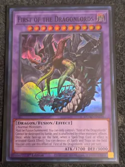 Yugioh! First of the Dragonlords - DUAD-EN036 - Super Rare - 1st Edition Near Mi - Image 1