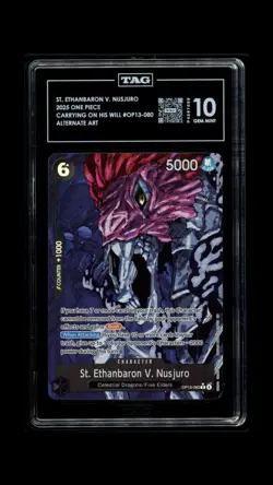 ST. ETHANBARON V. NUSJURO OP13-080 ONE PIECE TAG 10 GEM MINT - Image 1