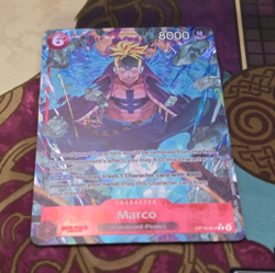 Bandai One Piece TCG Marco OP16-014 Alt Art - Image 1