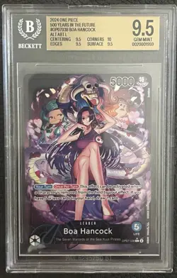 2024 ONE PIECE 500 YEARS IN THE FUTURE ALT ART L #OP07038 BOA HANCOCK BGS 9.5 - Image 1