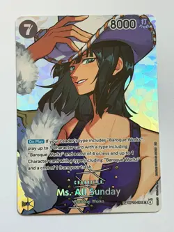One Piece Ms All Sunday SP OP16 Alt Art The Time of Battle English Ready to ship - Image 1