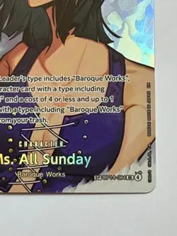 One Piece Ms All Sunday SP OP16 Alt Art The Time of Battle English Ready to ship - Image 5