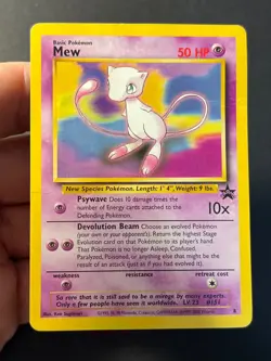 Mew 8 Black Star Promo WOTC - Pokemon Card B HP - Image 4