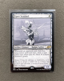 Esper Sentinel - Showcase (Sketch Art) NM- Modern Horizons 2 - MTG English - Image 1