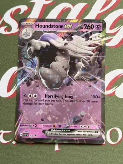 Houndstone ex 162 Sv: Scarlet & Violet Blackstar Promo English Pokemon TCG - Image 1