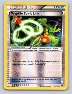 Sceptile Spirit Link 80/98 Uncommon Ancient Origins Pokemon Reverse Holo NM - Image 1