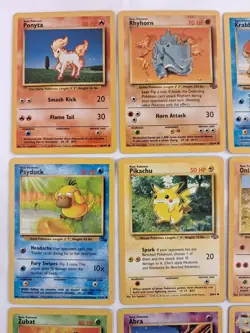 Vintage Pokemon Lot Of 20 WOTC Base Set Jungle Fossil Lot Unlimited MP - Image 2