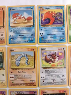 Vintage Pokemon Lot Of 20 WOTC Base Set Jungle Fossil Lot Unlimited MP - Image 3
