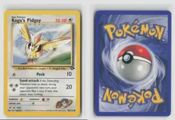 Koga's Pidgey #80/132 Gym Challenge Common Pokemon TCG LP - Image 3