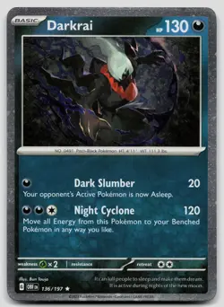 Darkrai (Cosmos Holo) 136/197 Cosmos Holo Pokemon NM - Image 1