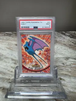1999 TOPPS POKEMON TV #41 ZUBAT PSA 9 - Image 1
