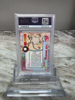 🔥 1ST EDITION, BLUE LOGO 🔥 1999 Mankey Topps Tv Pokemon #56 PSA 9 - Image 2