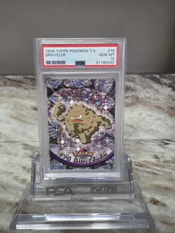 1999 TOPPS POKEMON TV #75 GRAVELER PSA 10 - Image 1