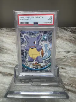 1999 Topps Pokemon T.V., 1ST EDITION, BLUE LOGO, Wartortle PSA 9 - Image 1