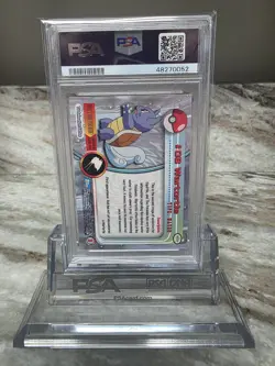 1999 Topps Pokemon T.V., 1ST EDITION, BLUE LOGO, Wartortle PSA 9 - Image 2