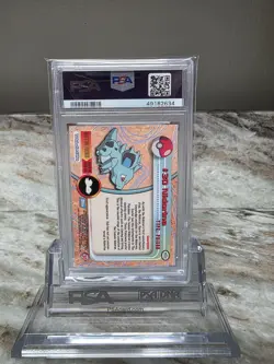 🔥 1st Edition, Blue Logo 🔥 1999 TOPPS POKEMON TV #30 NIDORINA PSA 9 - Image 2