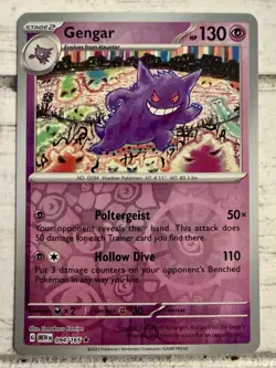 Pokemon 151 GENGAR #094/165 REVERSE HOLO! NM/MINT!! - Image 1
