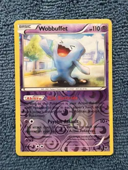Pokemon - Wobbuffet Reverse Holo 36/119 2014 XY - Phantom Forces MP - Image 1