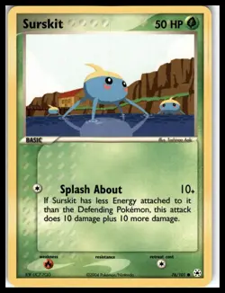 Surskit #76/101 Hidden Legends Pokemon Card - Image 1