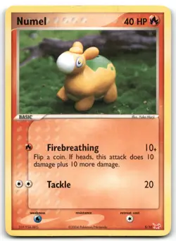 Numel 5/10 Promo Pokemon EX Trainer Kit 1 - Image 1