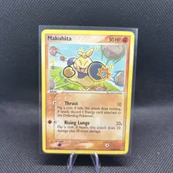 Makuhita 65/107 Deoxys Regular Non Holo Common Pokemon TCG English Light Play LP - Image 1