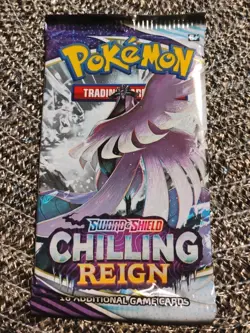 Pokemon Chilling Reign Booster Pack, FACTORY SEALED. 820650808470 - Image 1