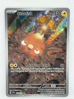 Pokemon Surging Sparks - Stunfisk 202/191 - Illustration Rare - NM/M Condition - Image 1