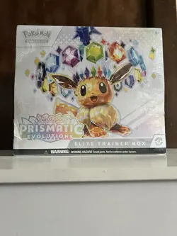Pokemon Prismatic Evolutions ETB Brand New **WITH TEAR** See Photo - Image 1