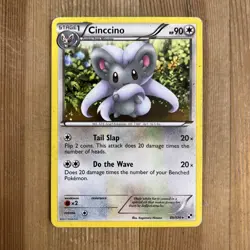 1x - Cinccino - 89/114 - Rare MP/HP English Pokemon Black and White - Image 1