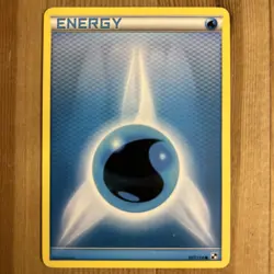 Pokemon Water Energy 107/114 Black And White Pokemon LP - Image 1