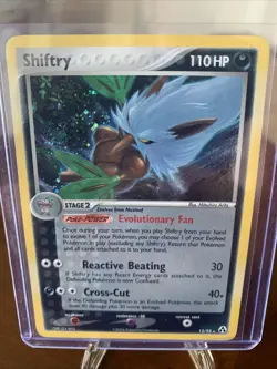 Pokemon TCG Shiftry EX Legend Maker Holo Card 12/92 Rare - Image 1