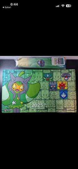 Pokemon Center Pokemon International Championships 2025 ogerpon Playmat 24x13.5 - Image 3