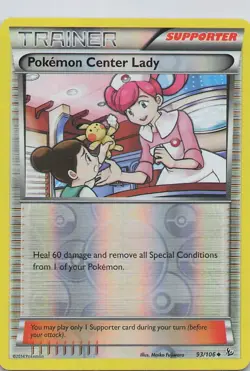 Pokemon Center Lady Reverse Holo Uncommon Generations 68/83 LP - Image 1