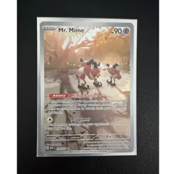 Pokemon Mr. Mime 179/165 Illustration Rare SV 151 Holo 90 HP English 2023 - Image 1