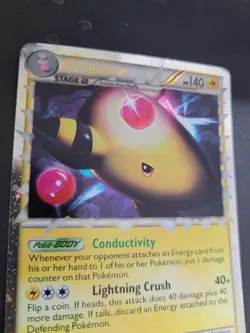 Pokemon HeartGold SoulSilver Ampharos Prime Ultra Rare 105/123 NM Condition - Image 2