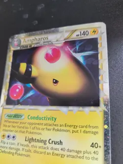 Pokemon HeartGold SoulSilver Ampharos Prime Ultra Rare 105/123 NM Condition - Image 3