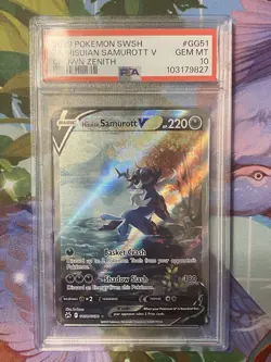 Pokemon Hisuian Samurott v GG51/GG70 Crown Zenith Galarian Gallery PSA 10 - Image 3