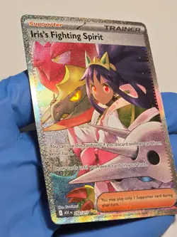 Iris's Fighting Spirit 292/217 Pokemon Ascended Heroes SIR NM GOD PACK PULL - Image 1
